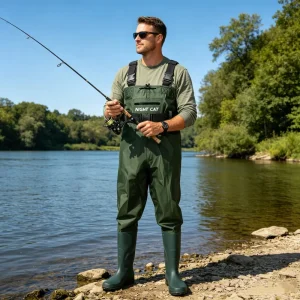 Night Cat Waterproof Breathable Chest Waders with Boots