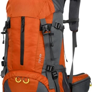 50L Expandable Hiking Backpack With Detachable Rain Cover