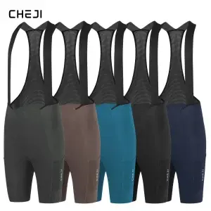 Cheji Men's Cycling Bib Shorts Seamless Comfort